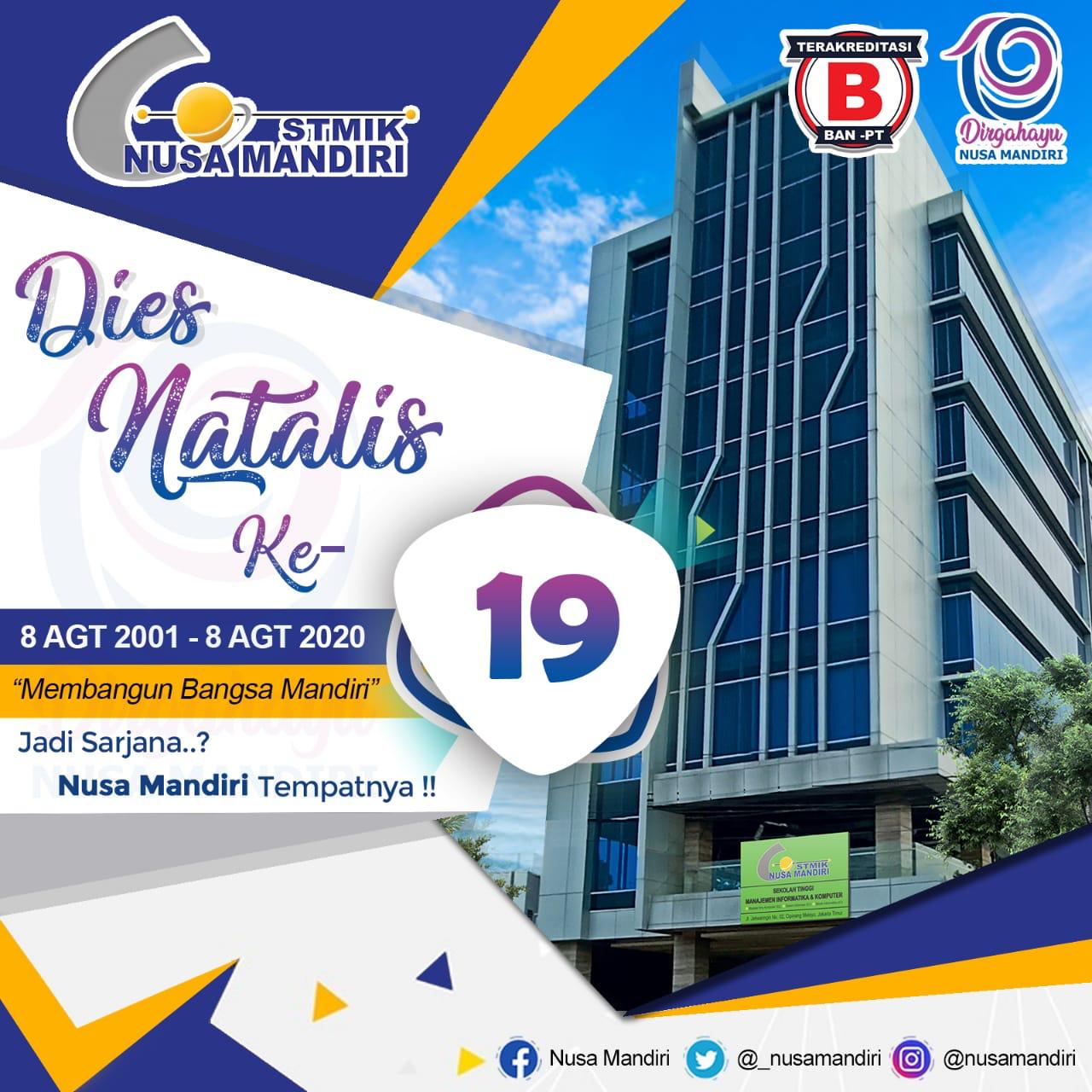 Dies Natalis ke-19 STMIK Nusa Mandiri.