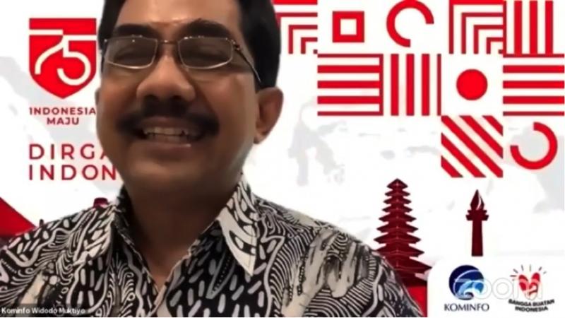  Direktur Jenderal Informasi dan Komunikasi Publik Kementerian Komunikasi dan Informatika  Widodo Muktiyo.