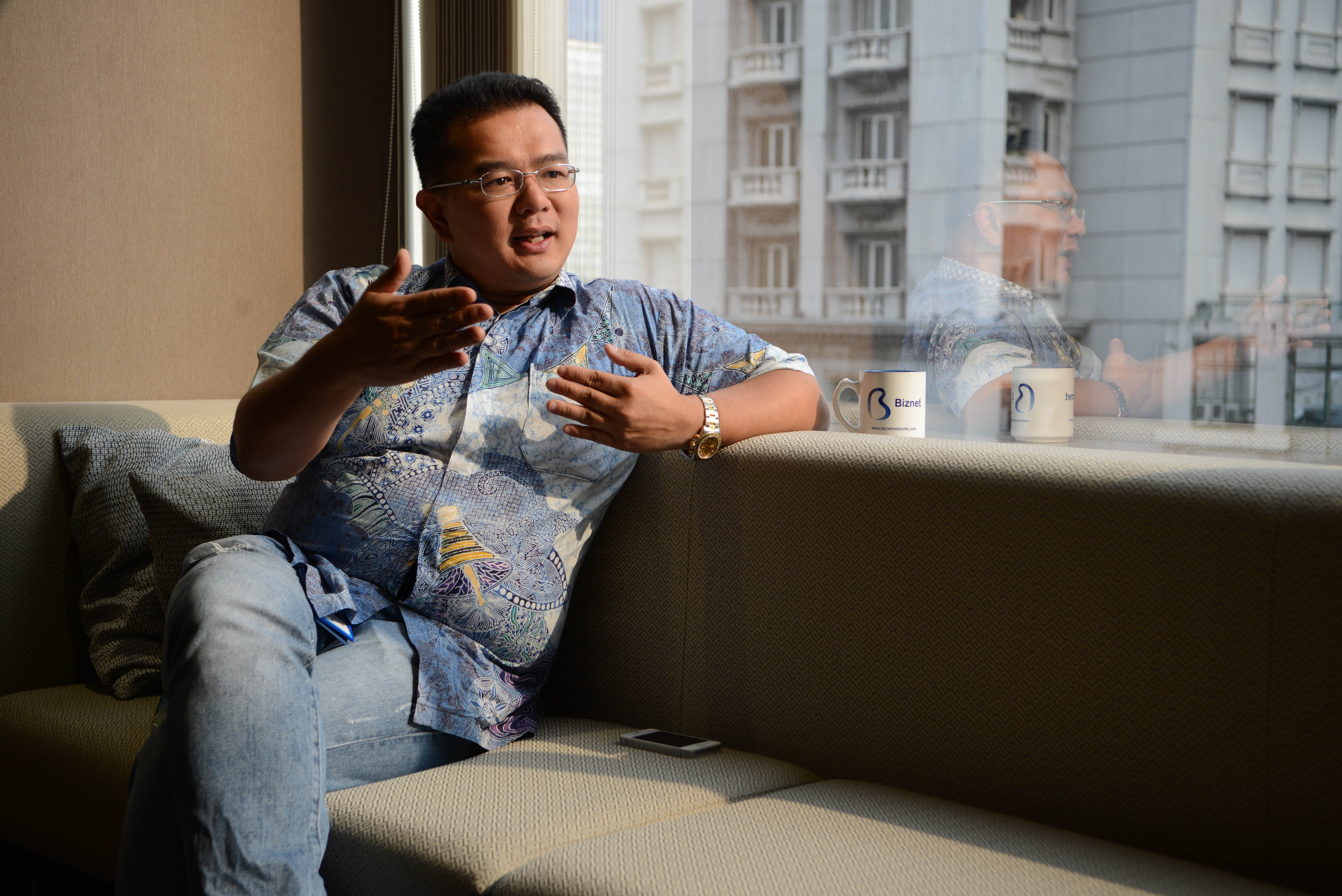  Direktur utama Biznet Networks Adi Kusma  