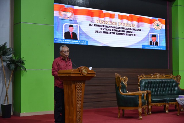 Wakil Ketua Komisi II DPR RI Arif Wibowo berkunjung ke Universitas Sultan Ageng Tirtayasa (Untirta). 