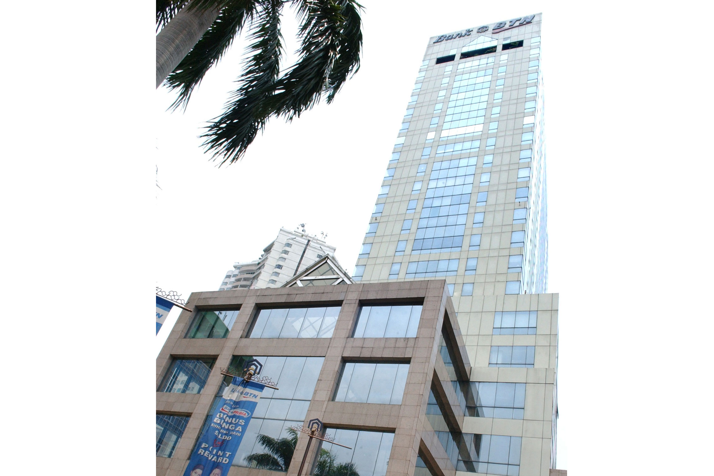 Ilustrasi GEDUNG BANK: Kantor Pusat Bank Tabungan Negara (BTN), Jalan Harmoni, Gambir, Jakarta Pusat, 