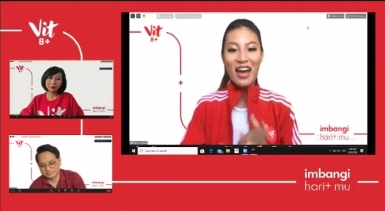 Sejumlah narasumber saat menjelaskan soal pentingnya air bersih untuk kesehatan.