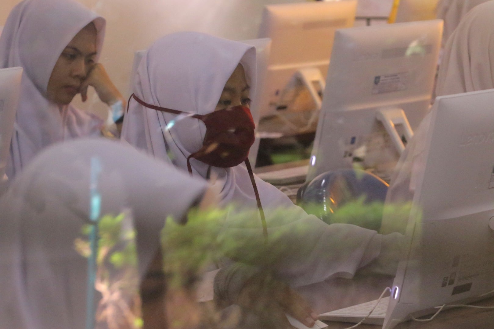 Ilustrasi SMK di Pangkalpinang mengikuti KBM tatap muka.