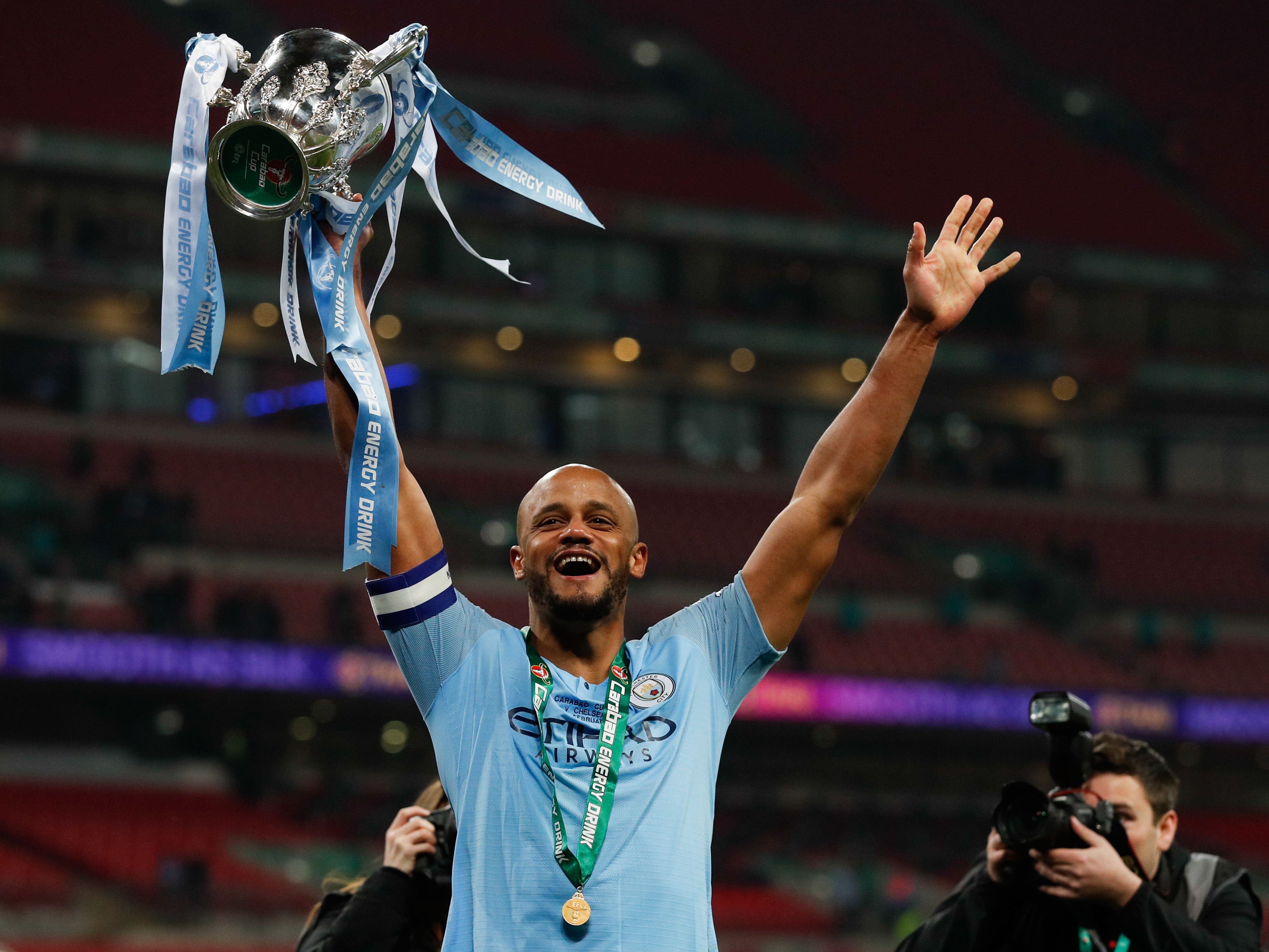 Mantan pemain Manchester City Vincent Kompany