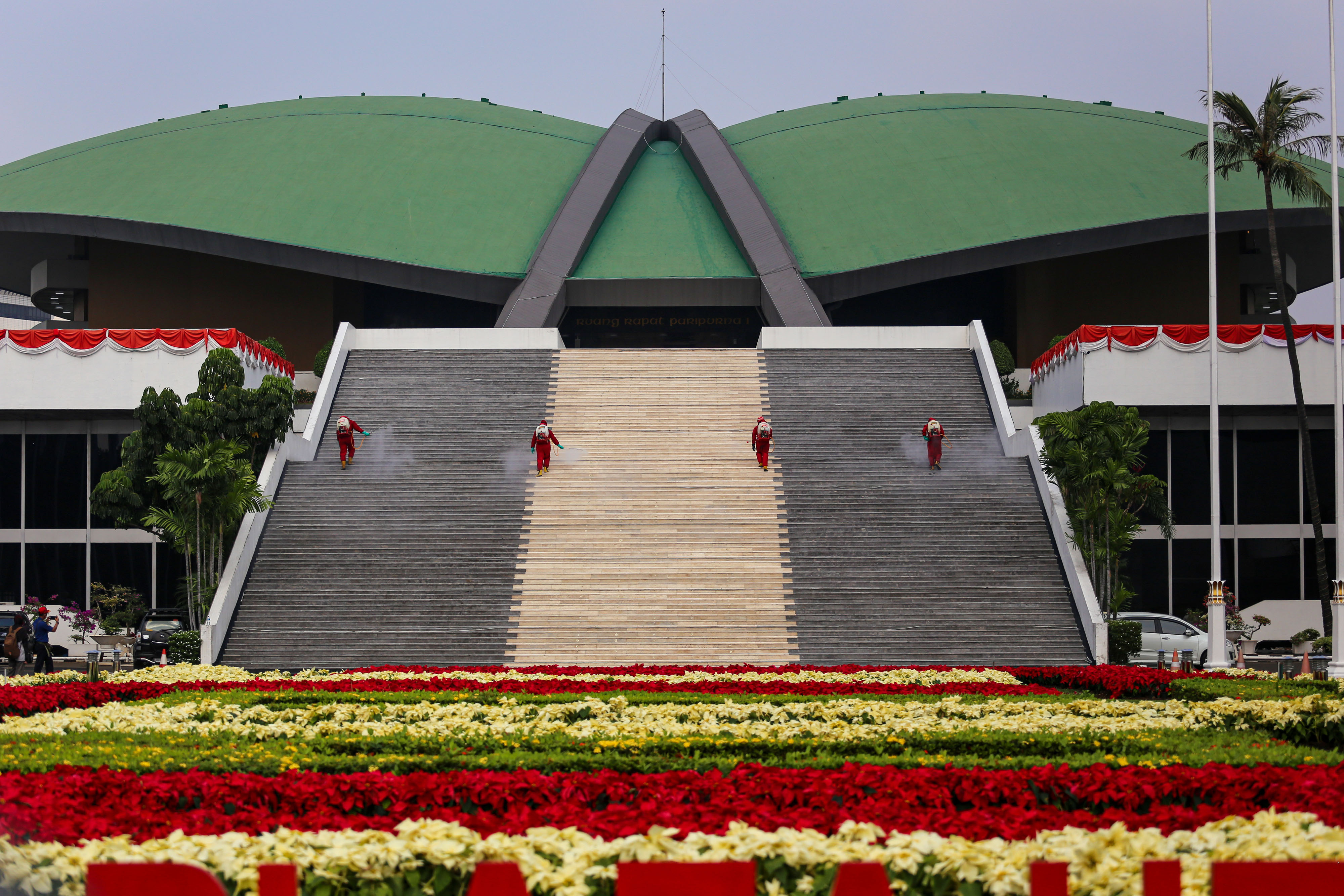 Suasana gedung DPR/MPR