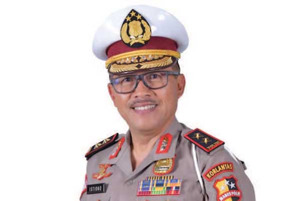 Istiono, Kepala Korps Lalu Lintas Polri.