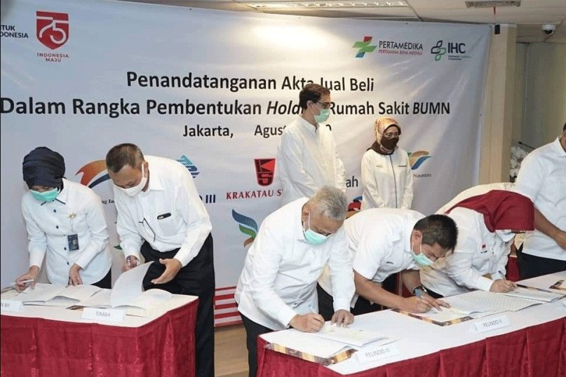 Akta Jual Beli Holding RS BUMN Diteken