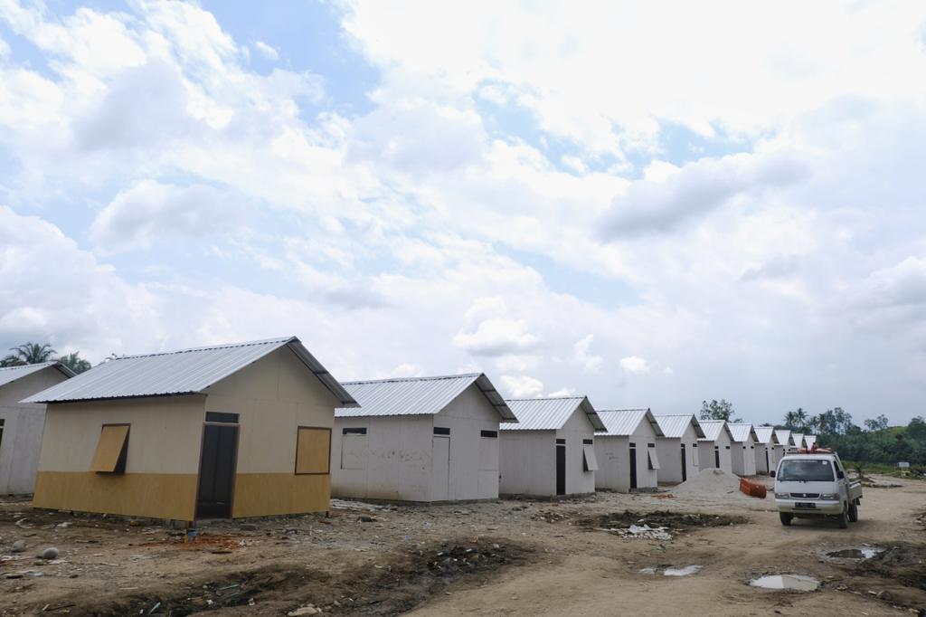 Huntara untuk korban banjir bandang di Luwu Utara