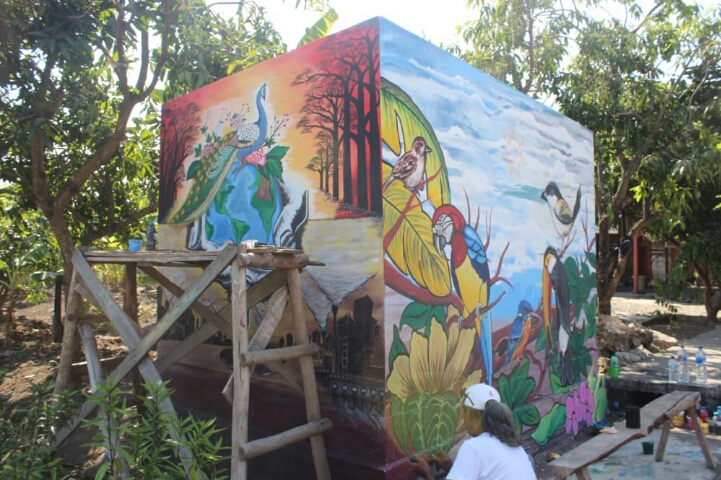 Mural di Desa Pengkoljagong