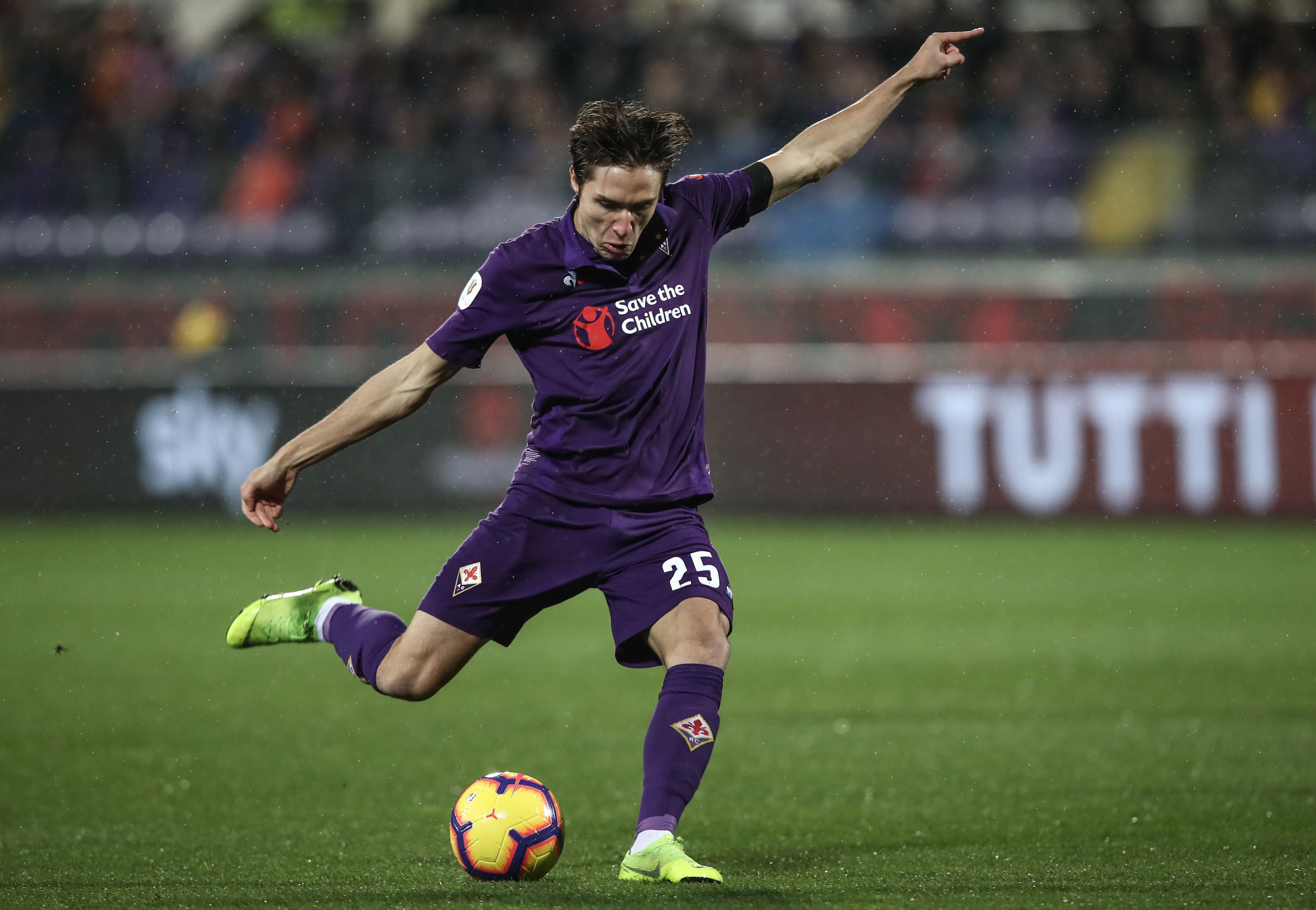 Pemain Fiorentina Federico Chiesa 