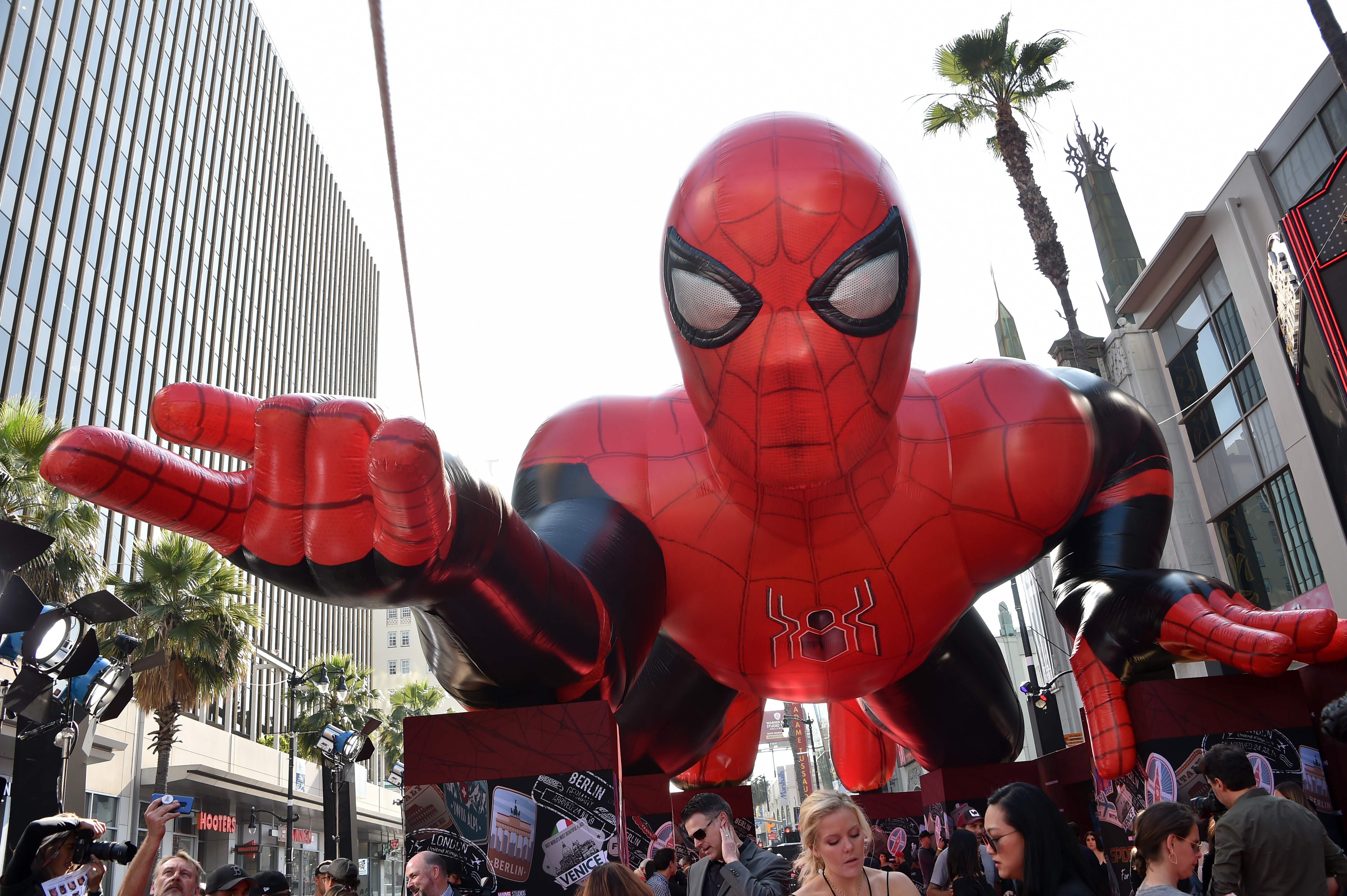 Balon Spider-Man berukuran raksasa hadir dalam rilis 