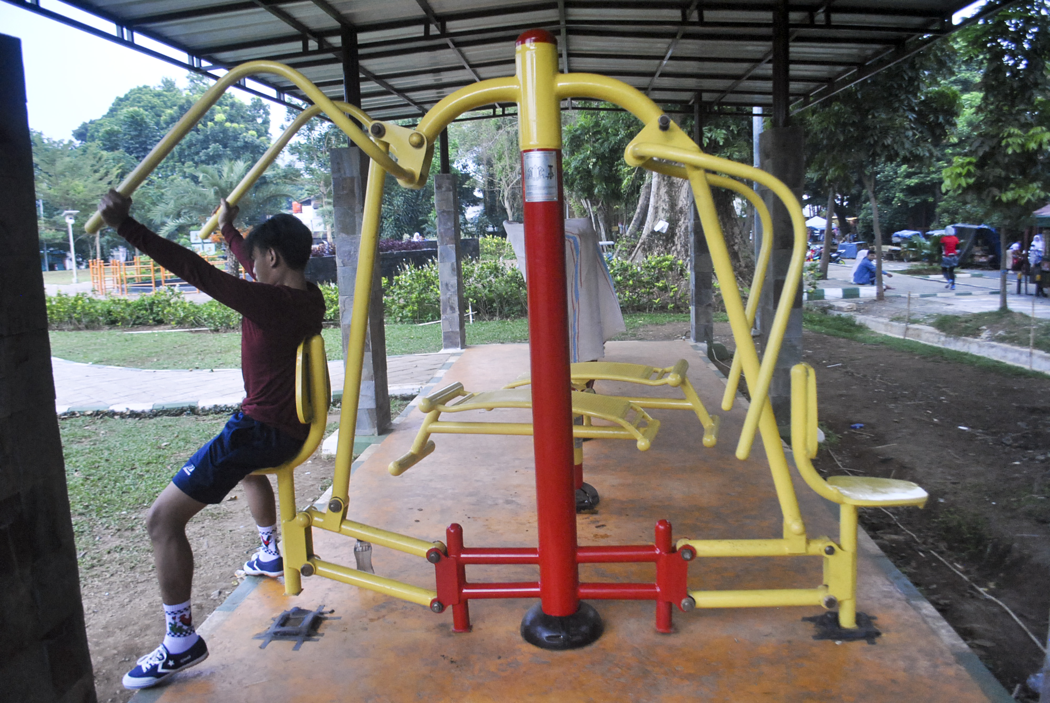 Selain makanan bergizi, olahraga teratur juga penting di masa pandemi.