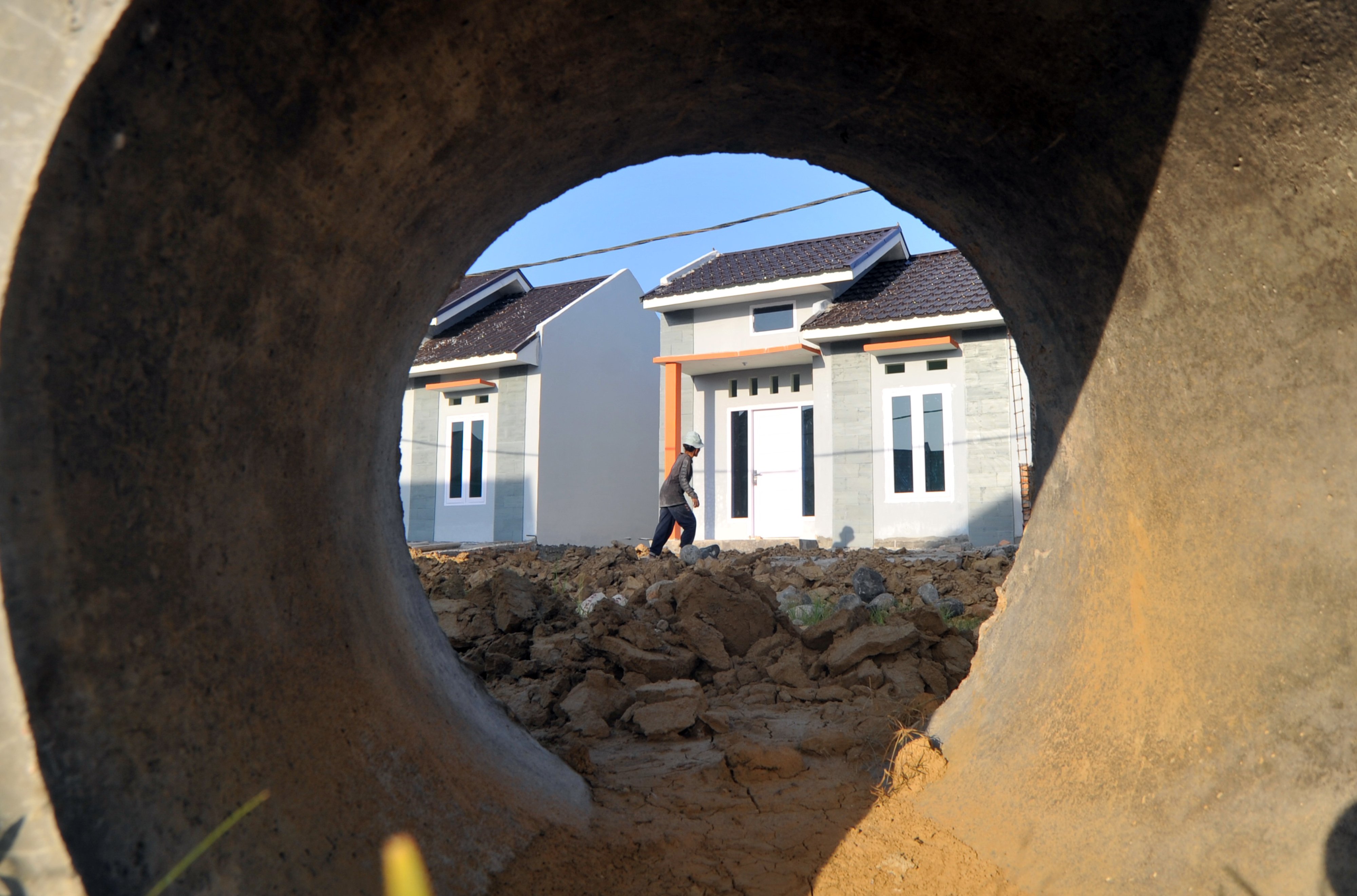 Proyek perumahan di wilayah Padang, Sumatra Barat, yang masuk program KPR BTN.