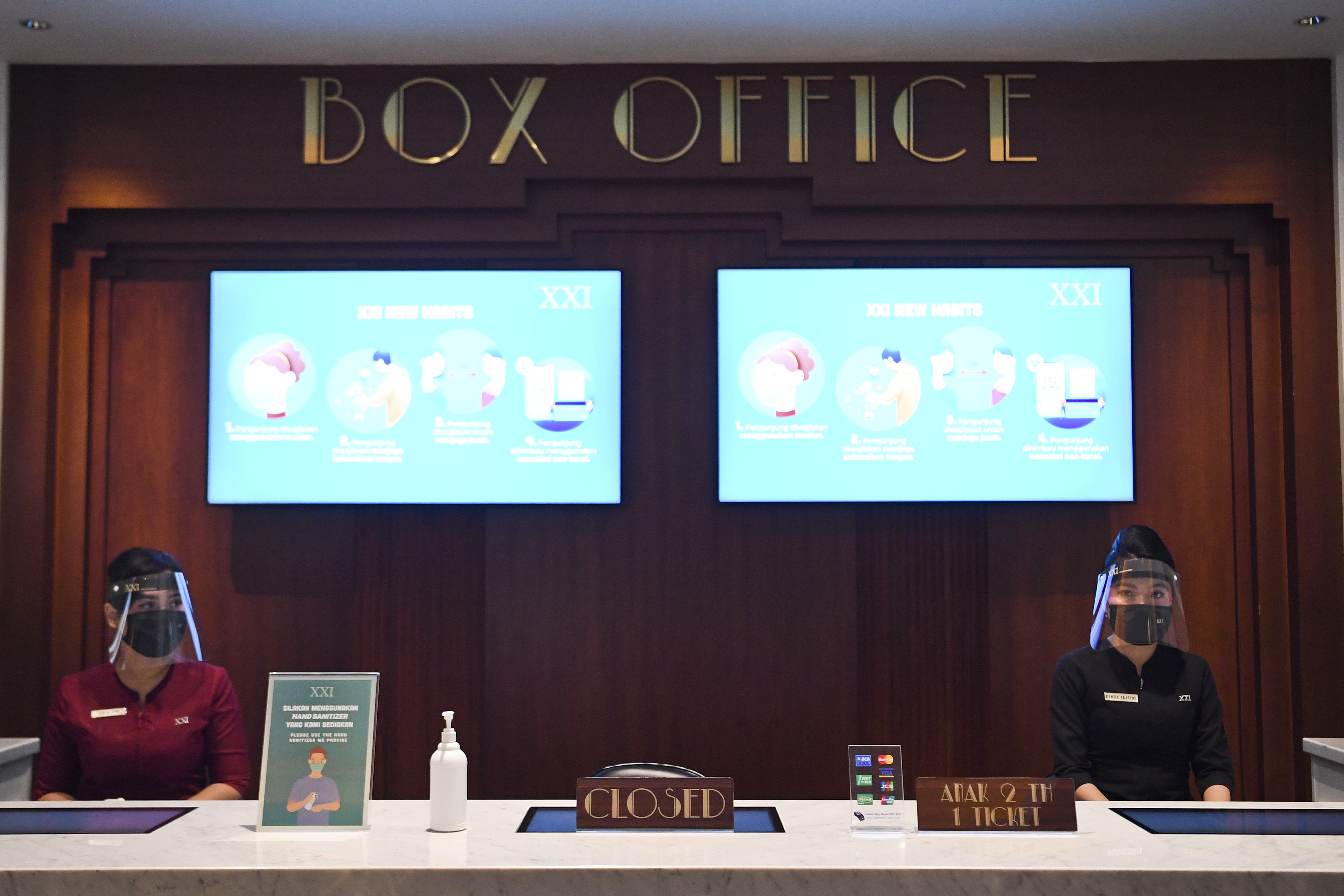 Ilustrasi bioskop di masa pandemi