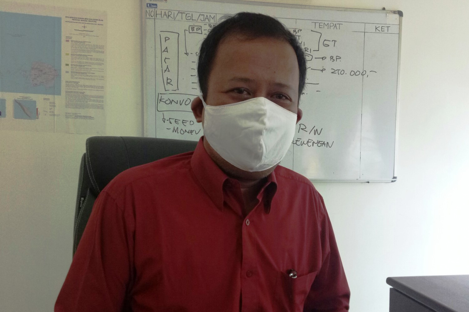 Kepala BPBD Babel Mikron Antariksa.