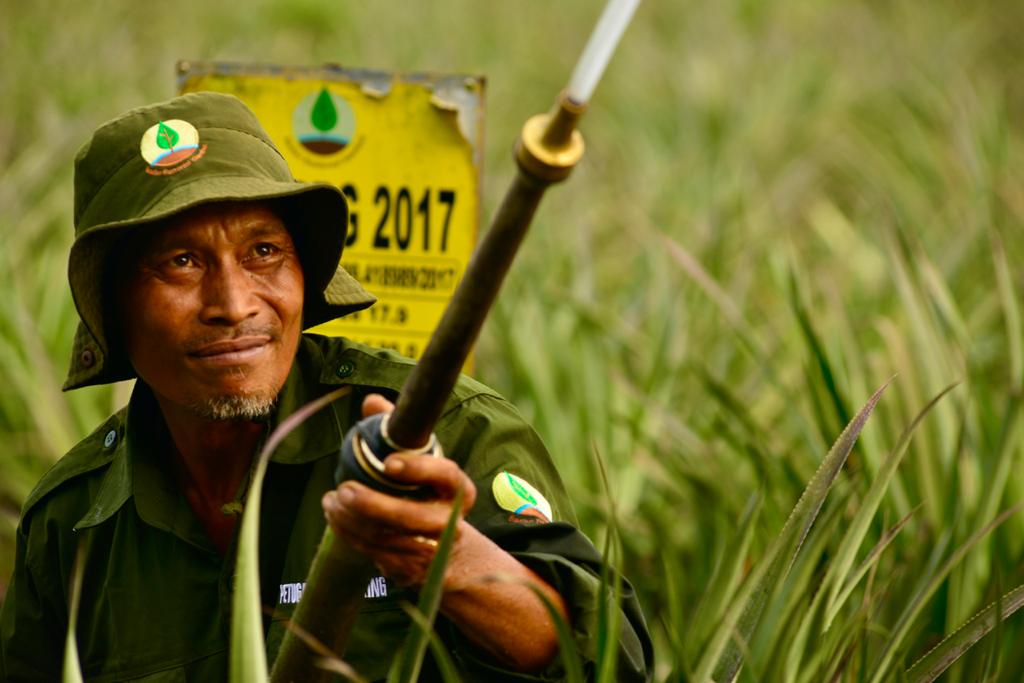  Kelompok Masyarakat (Pokmas) siap antisipasi kebakaran lahan gambut di Riau. 