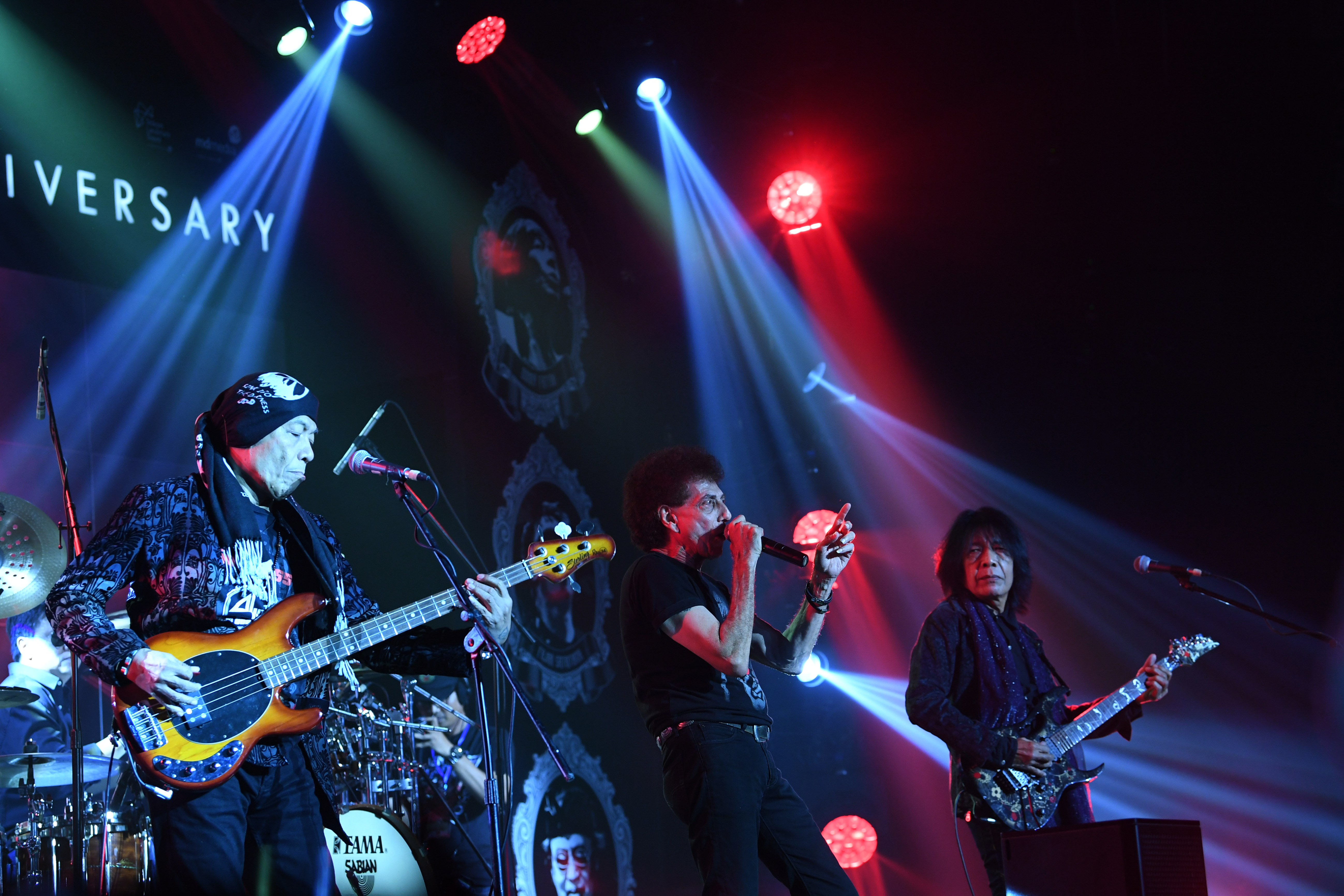 God Bless saat merayakan ulangtahun ke 45 dengan menggelar konser di Jakarta pada 2018