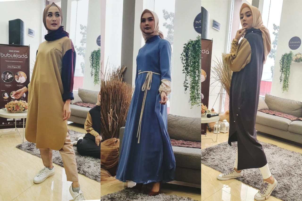 Koleksi terbaru label My Clothes dan Vendre dari desainer Kursein Karzai yang diperagakan 18 Agustus 2020 di Jakarta.