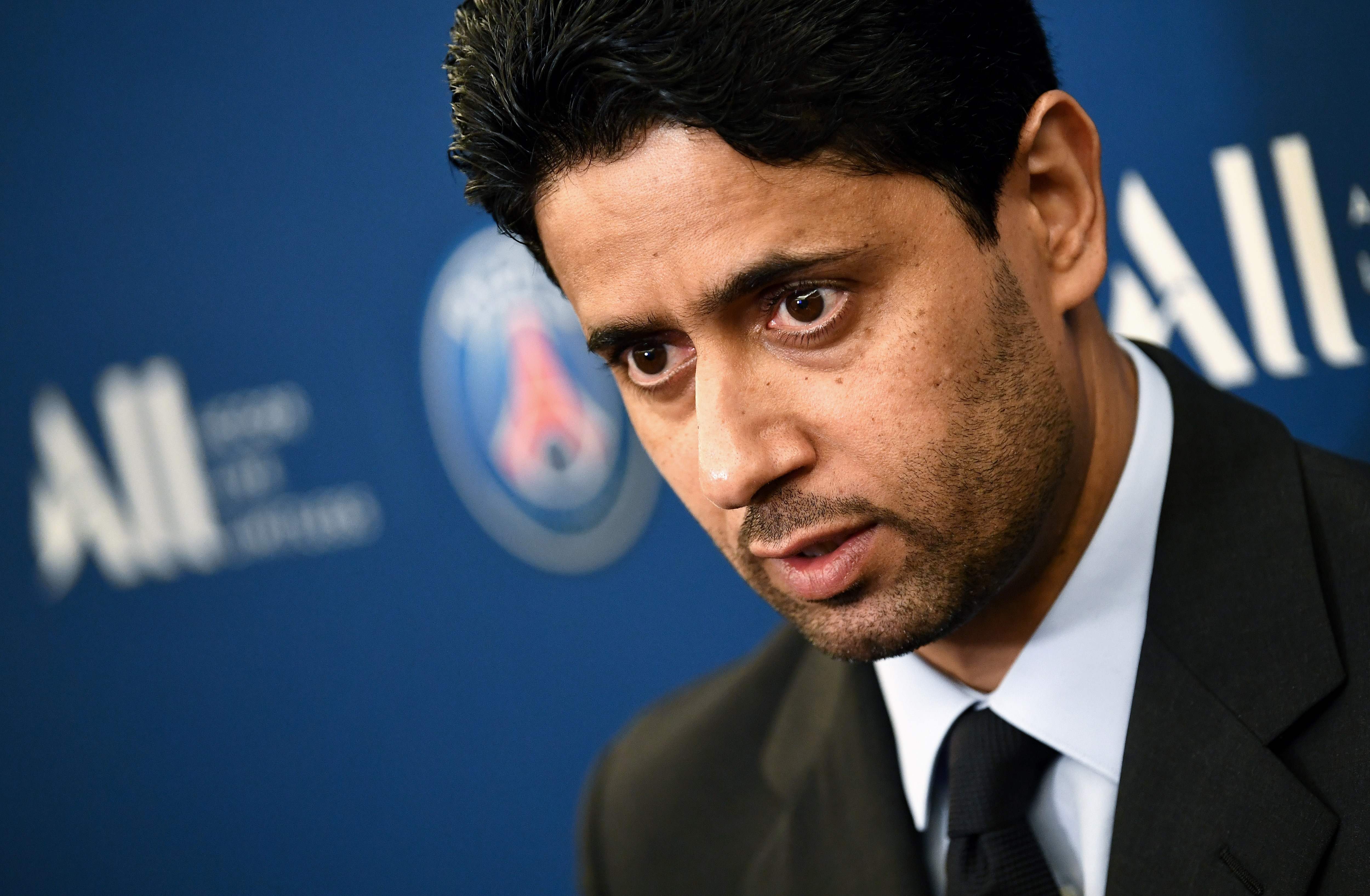 Presiden Paris Saint-Germain (PSG) Nasser Al-Khelaifi 