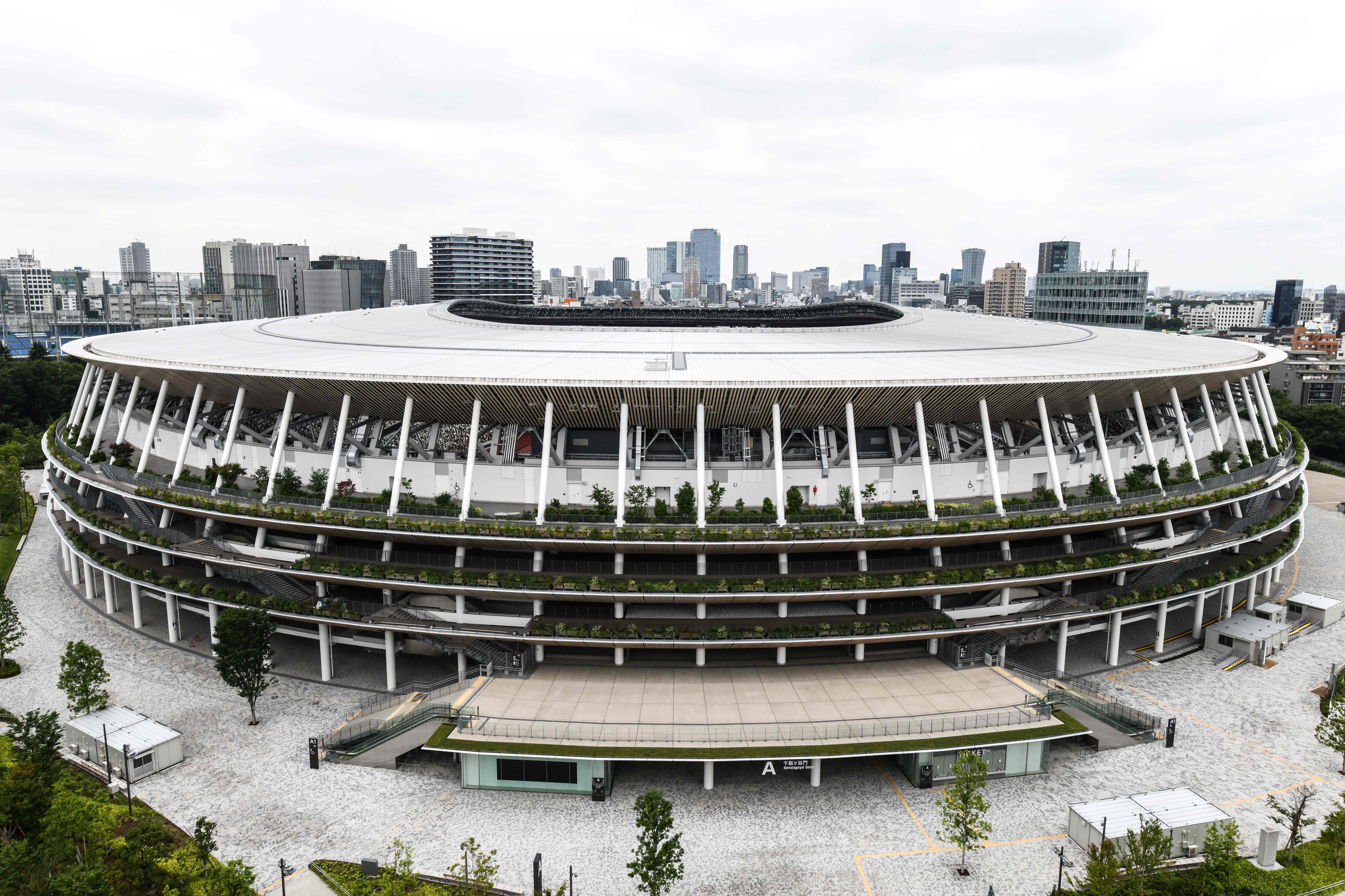 Stadion Olimpiade Jepang di Tokyo.