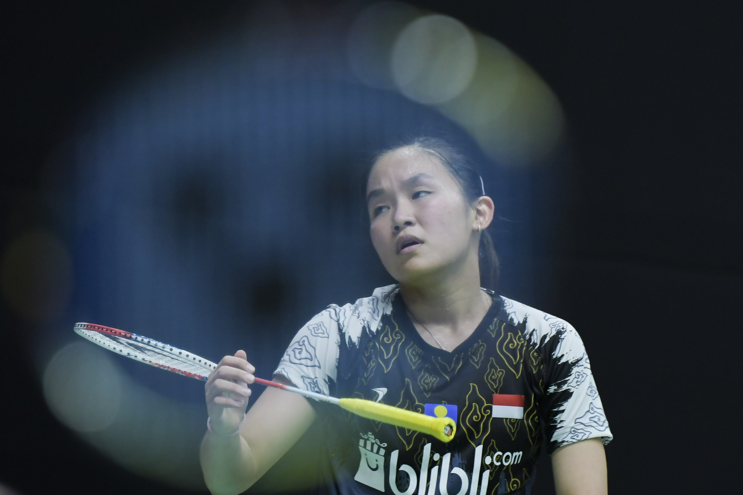 Pebulutangkis tungal Putri Indonesia Ruselli Hartawan