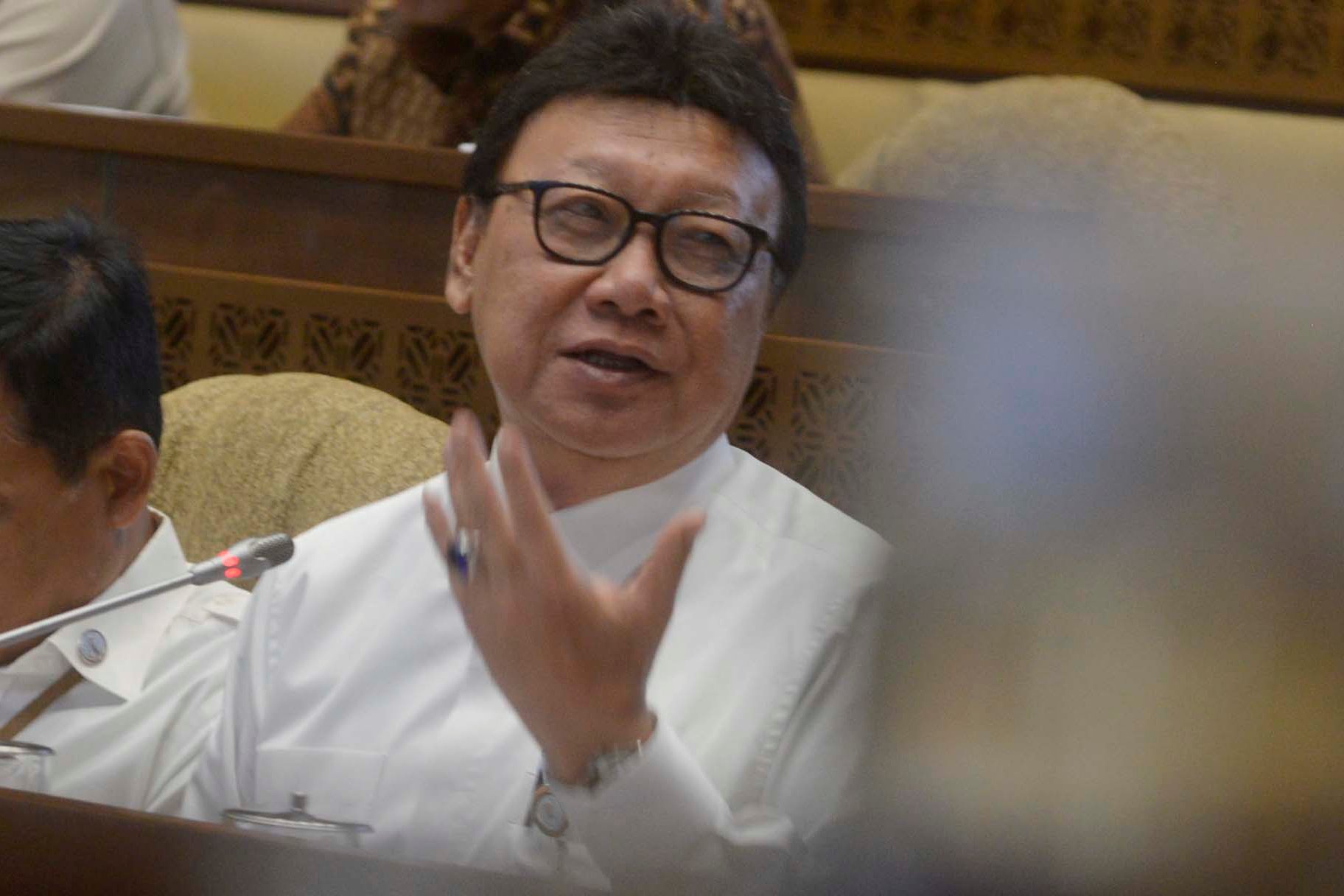 Menteri Pendayagunaan Aparatur Negara dan Reformasi Birokrasi Tjahjo Kumolo