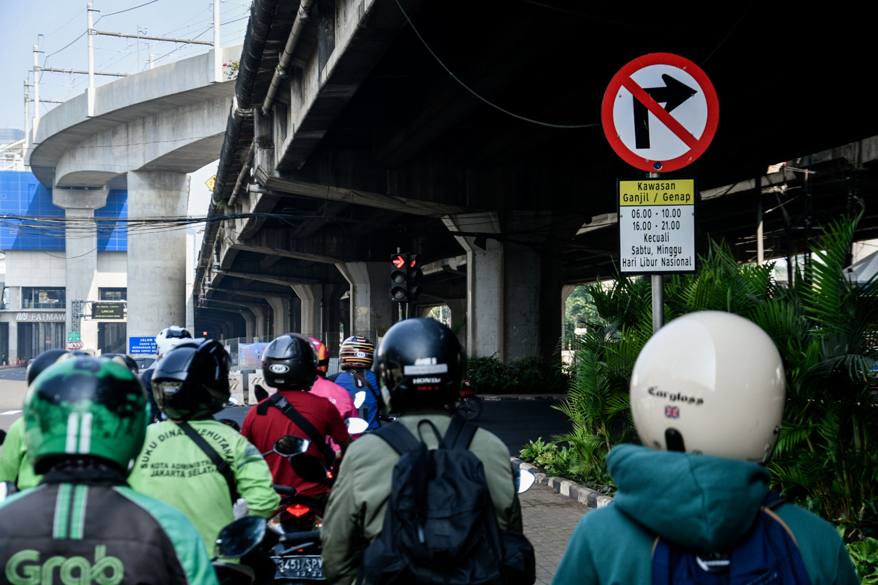 Ilustrasi: Rencana kebijakan ganjil genap untuk pesepeda motor