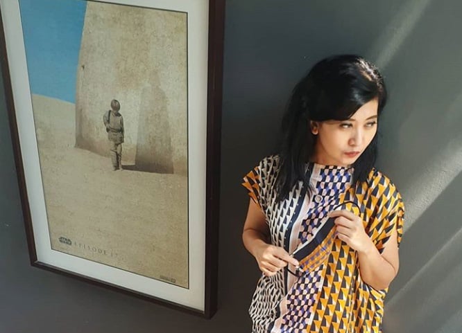 Pesinetron Ike Muti yang tengah menjadi sorotan.