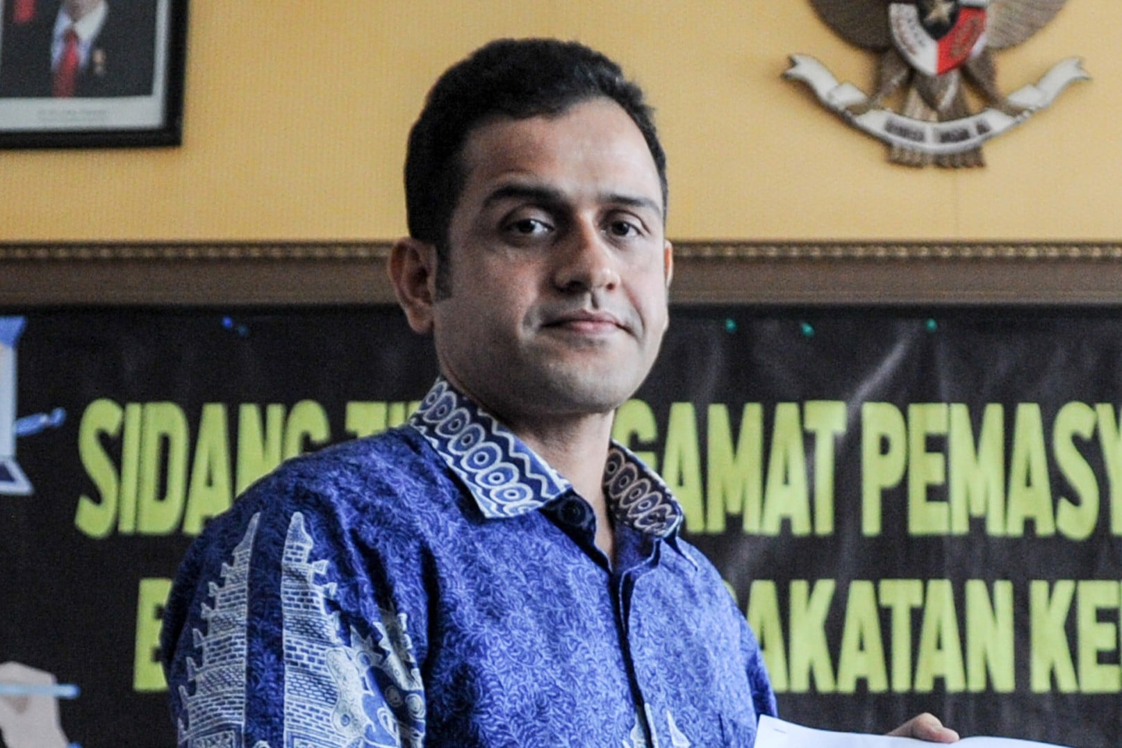 Mantan Bendahara Umum Partai Demokrat M Nazaruddin