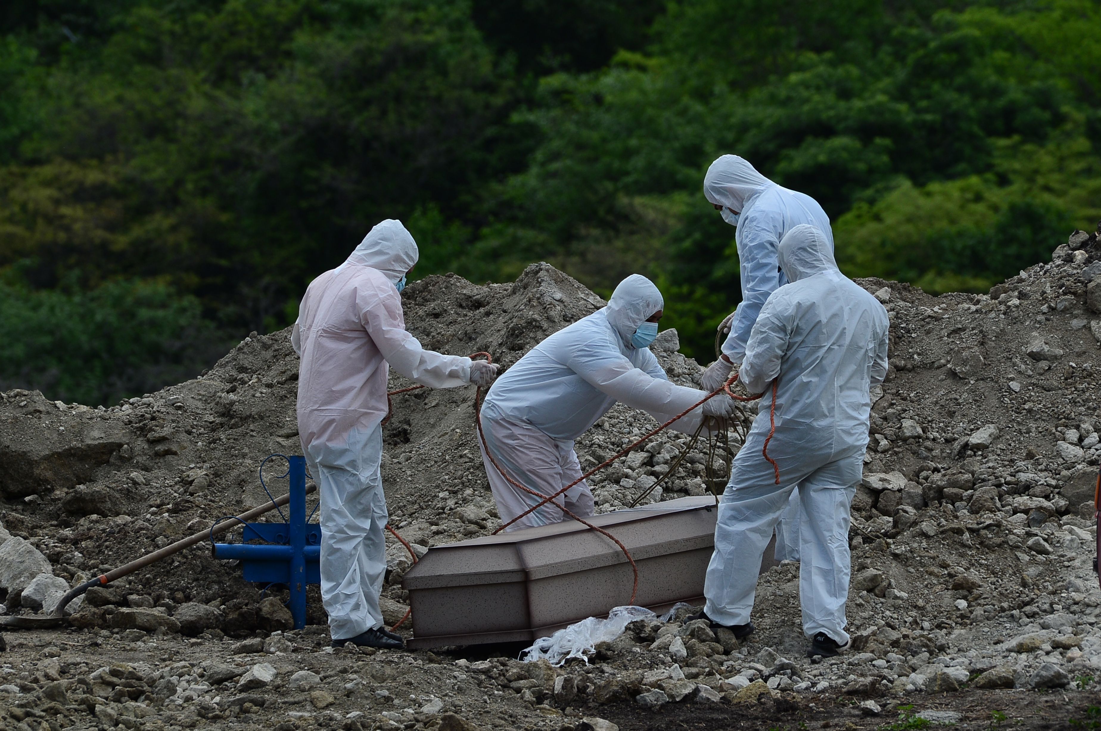 pemakaman terkait covid-19 di Honduras