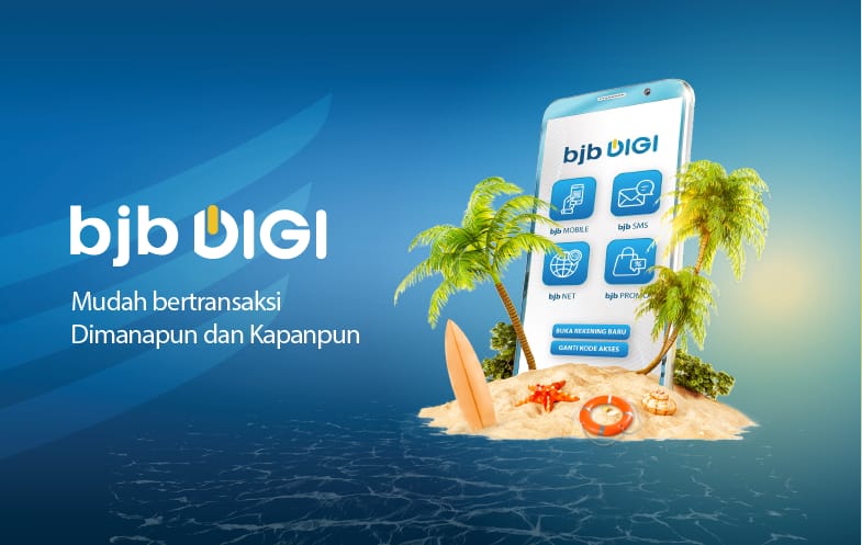 bjb DIGI, aplikasi yang disediakan bank untuk melakukan berbagai transaksi perbankan melalui ponsel pintar (smartphone)