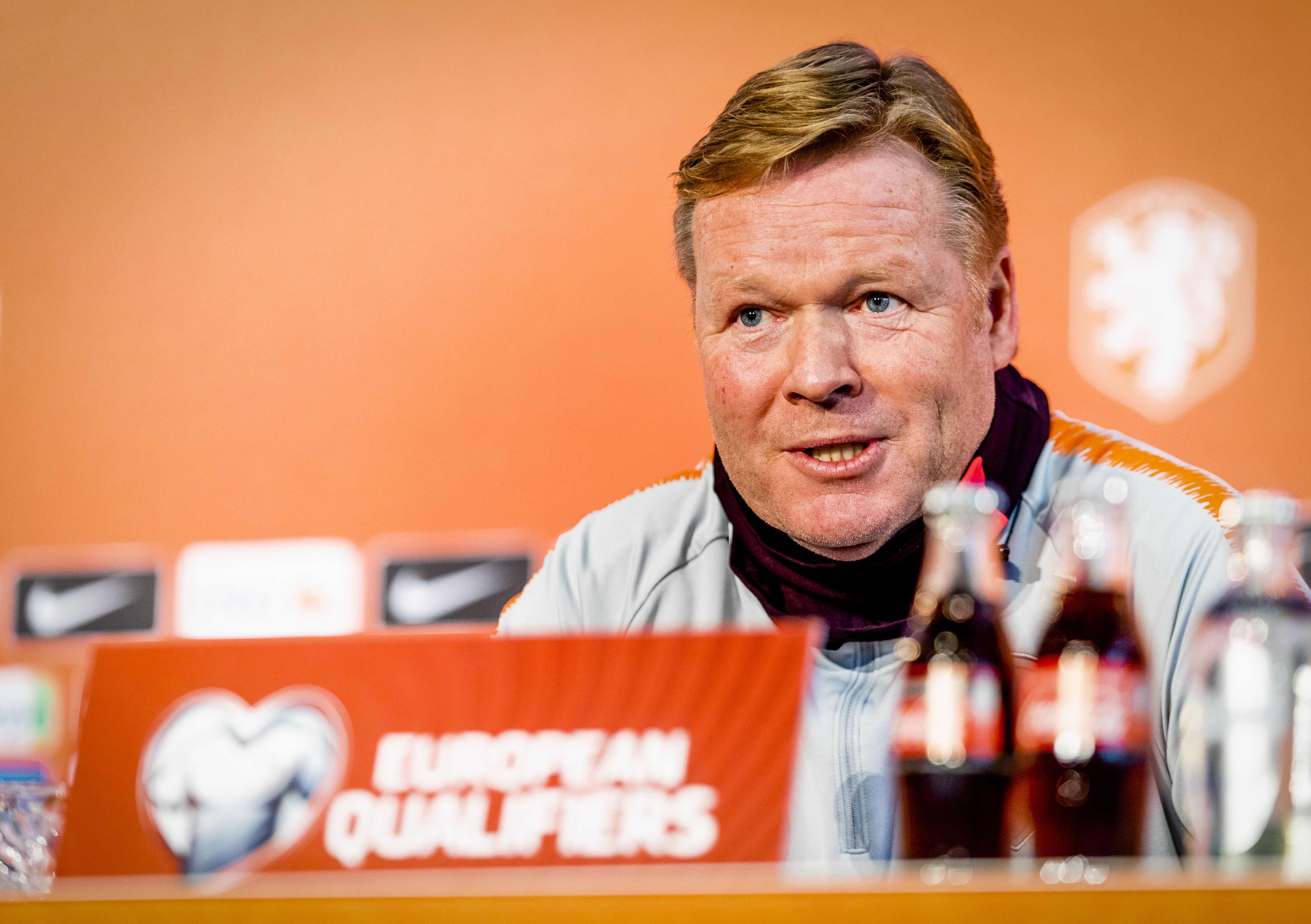 Pelatih Timnas Belanda Ronald Koeman