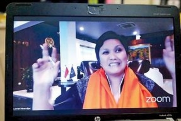 Wakil Ketua MPR RI Lestari Moerdijat menyampaikan paparannya dalam Forum Diskusi Denpasar 12 dengan tema Kepastian Transformasi Digital 