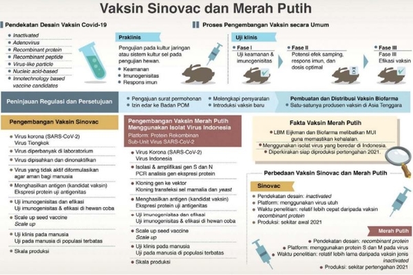 Vaksin Sinovac dan Merah Putih