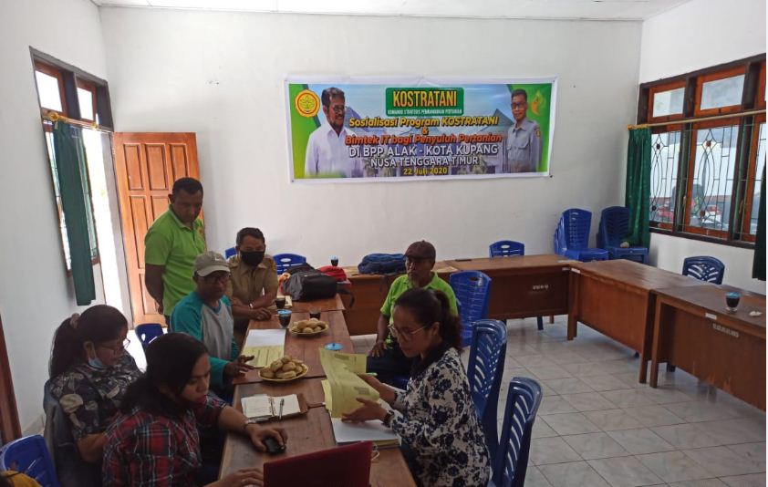 Bimtek IT Laporan Utama Kementerian Pertanian dilaksanakan pada Selasa, 4 Agustus 2020 dengan sasaran penyuluh pertanian.