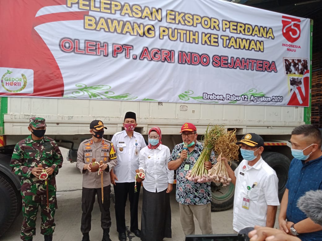 Acara pelepasan ekspor perdana bawang putih ke Taiwan