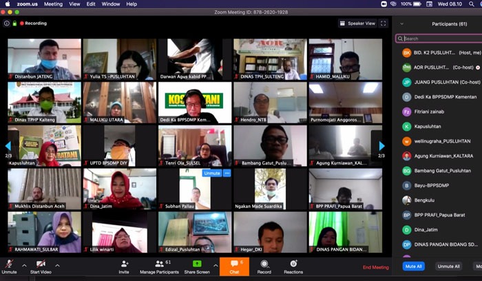 Sedikitnya 3.000 Balai Penyuluhan Pertanian (BPP) telah terhubung ke pusat data pertanian, Agriculture War Room (AWR) di Jakarta.