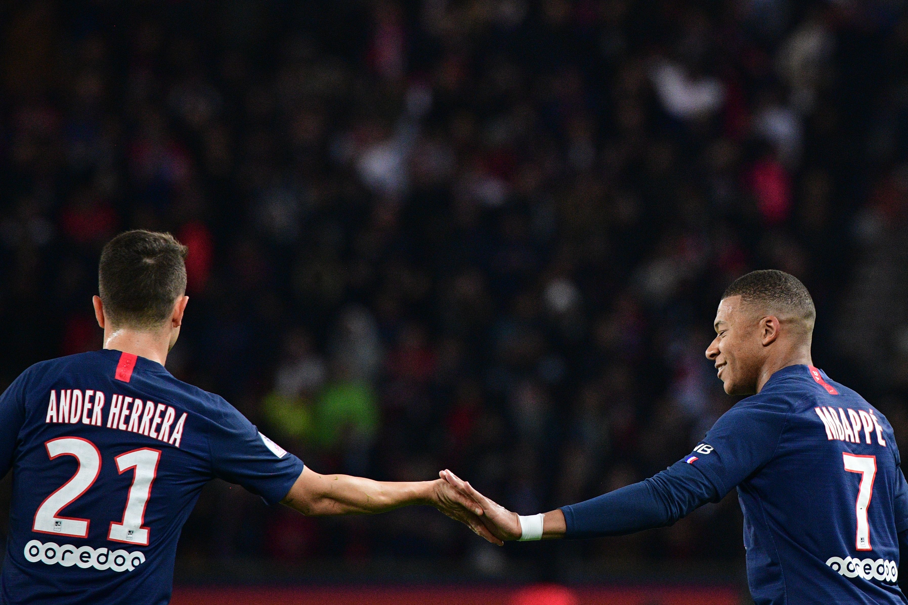 Ander Herrera dan Kylian Mbappe 