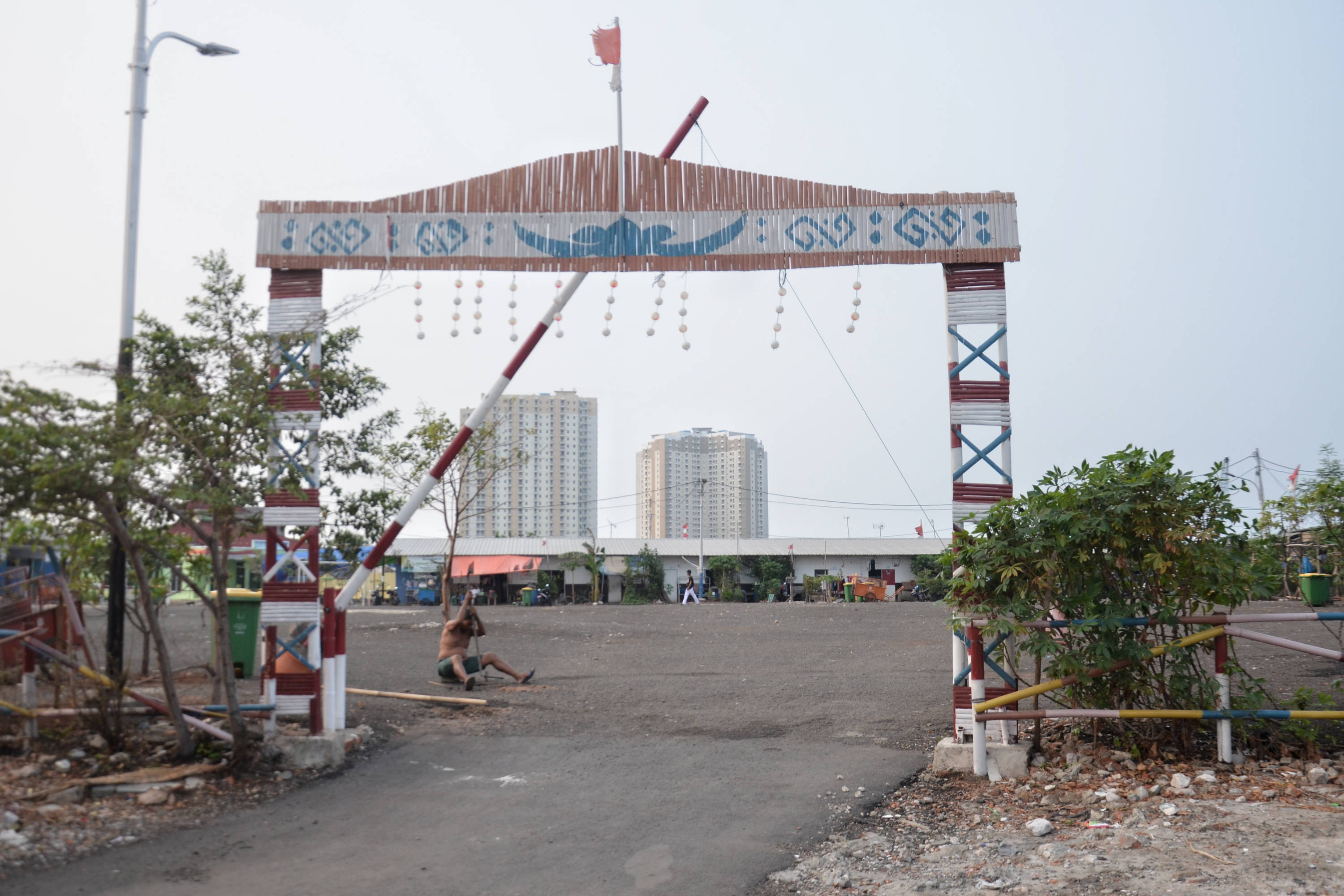 Kawasan Kampung Akuarium di Penjaringan, Jakarta Utara