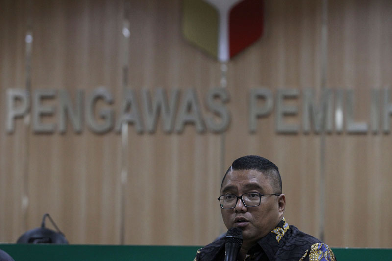 Anggota Badan Pengawas Pemilu (Bawaslu) Fritz Edward Siregar 