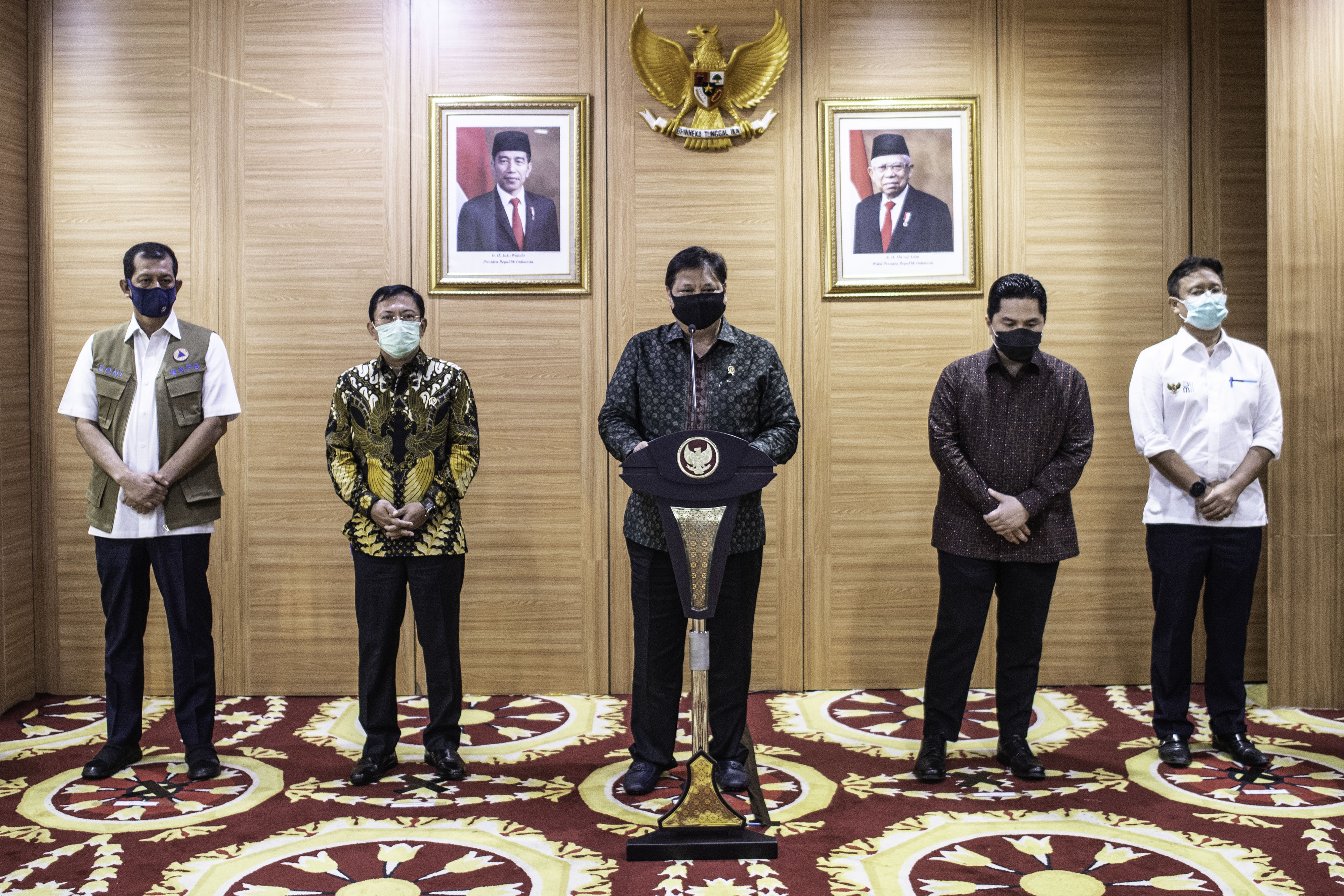 Konferensi Pers Komite Penanganan Covid-19 dan Pemulihan Ekonomi