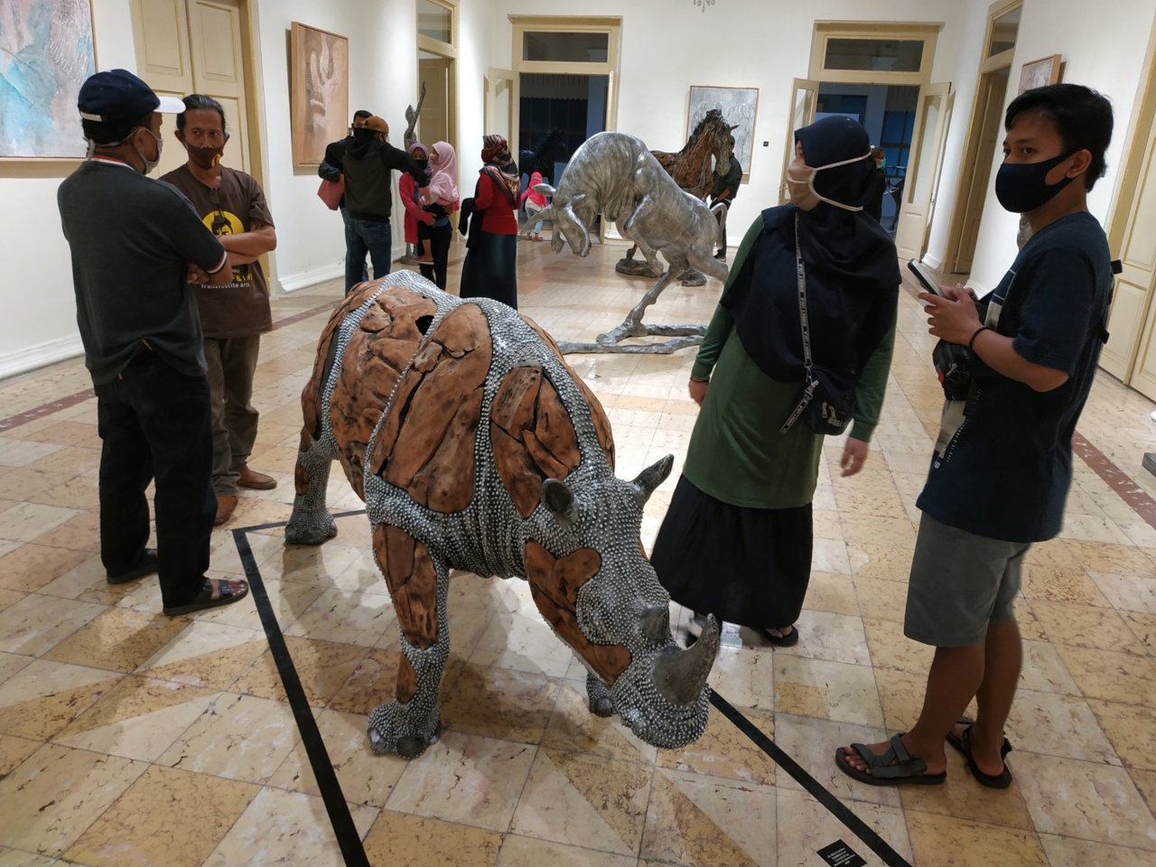 Karya Timbul yang dipamerkan hingga 13 September 2020 di Sonobudoyo Yogyakarta