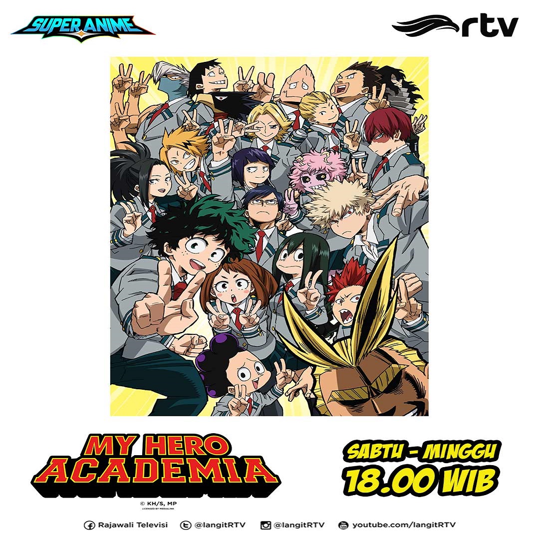  RTV kembali akan menayangkan My Hero Academia season 2.