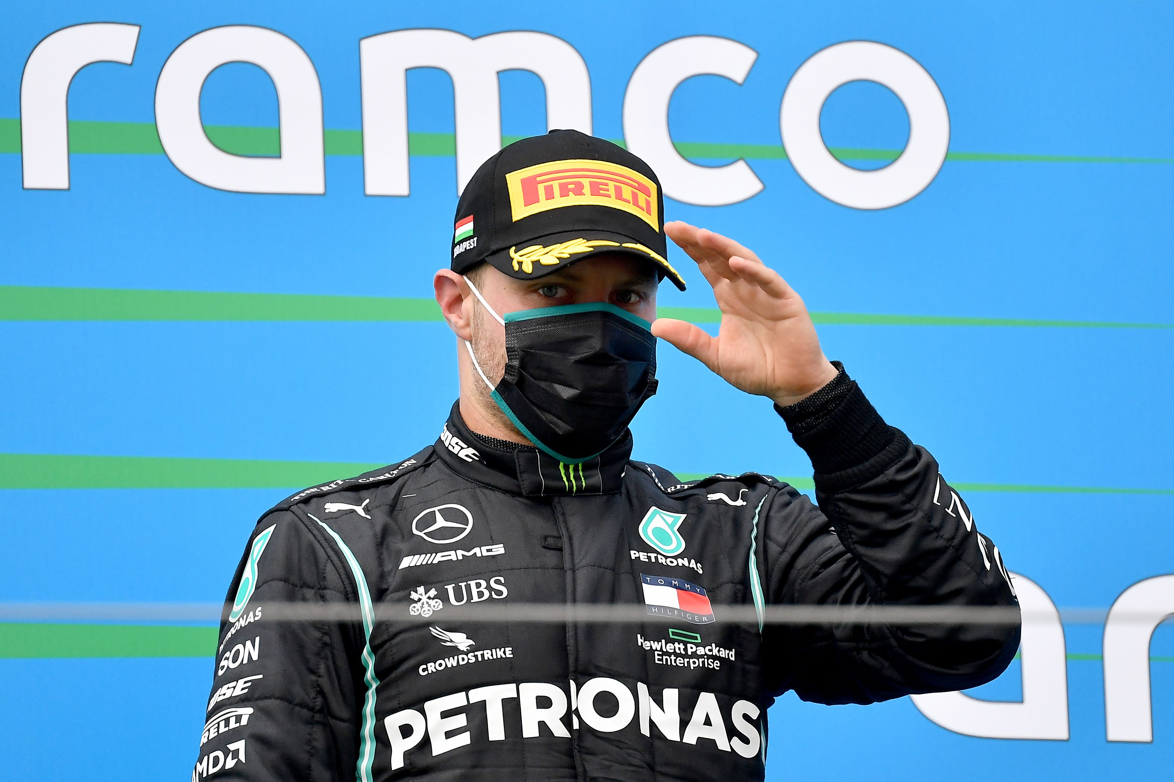 Pembalap Mercedes Valtteri Bottas 