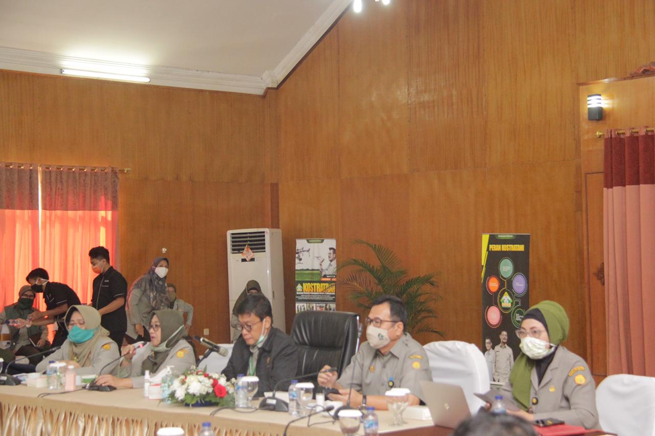 Badan Penyuluhan dan Pengembangan SDM Pertanian (BPPSDMP) Kementan menggelar pertemuan di Ciawi, Bogor, Jawa Barat, Senin (3/8).