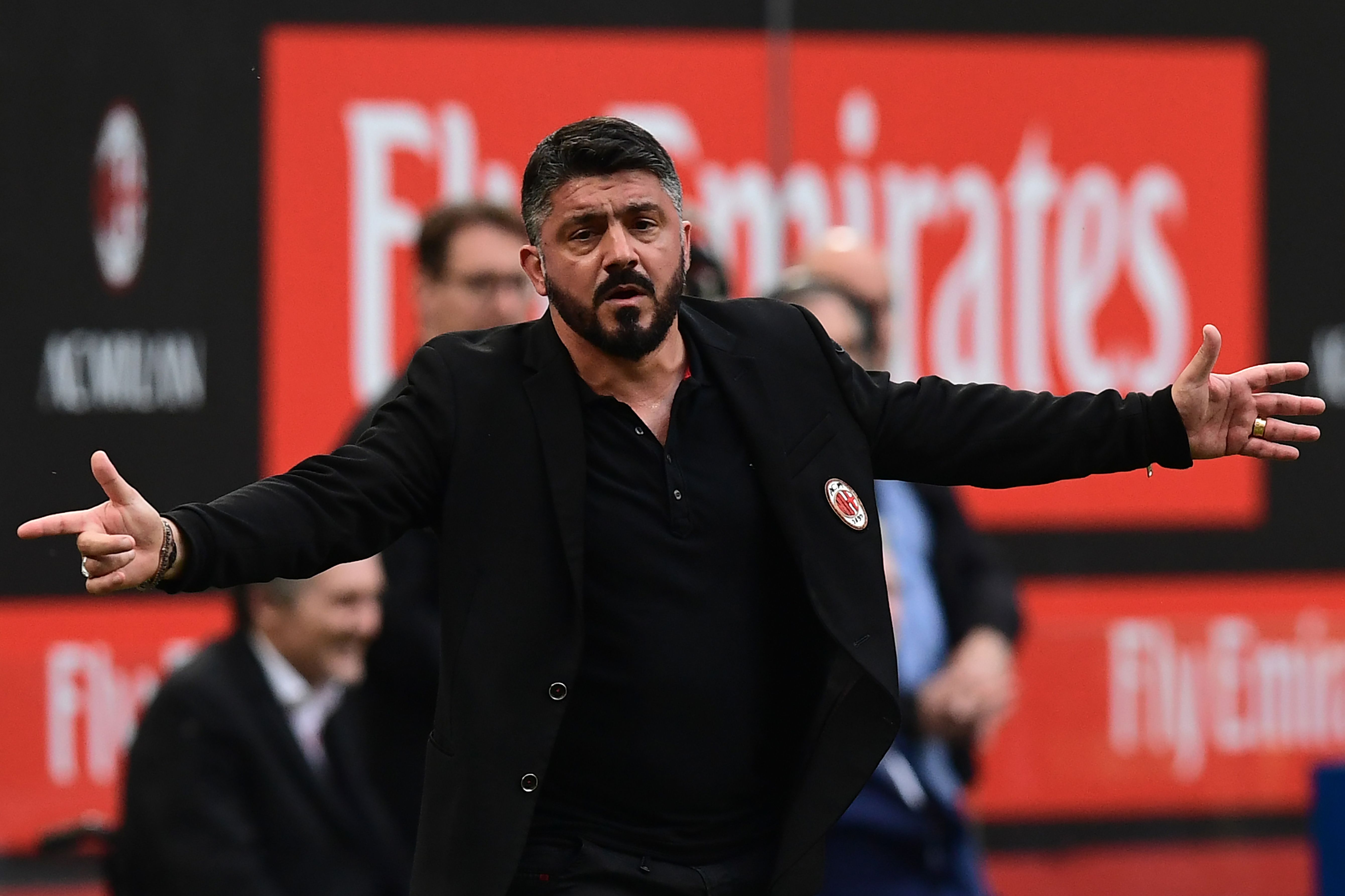 Pelatih Napoli Gennaro Gattuso