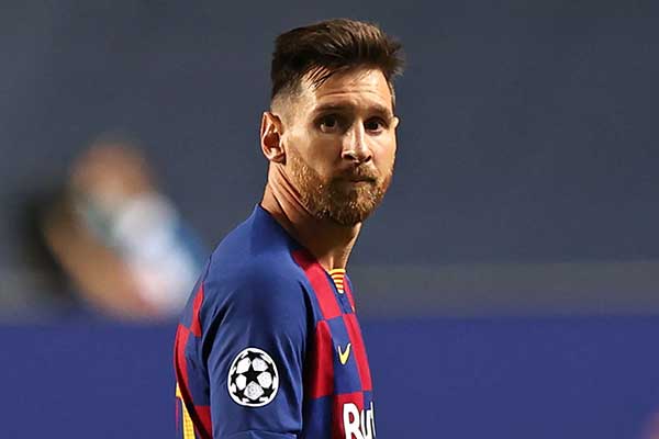 Megabintang Argentina dan pesepak bola Barcelona Lionel Messi