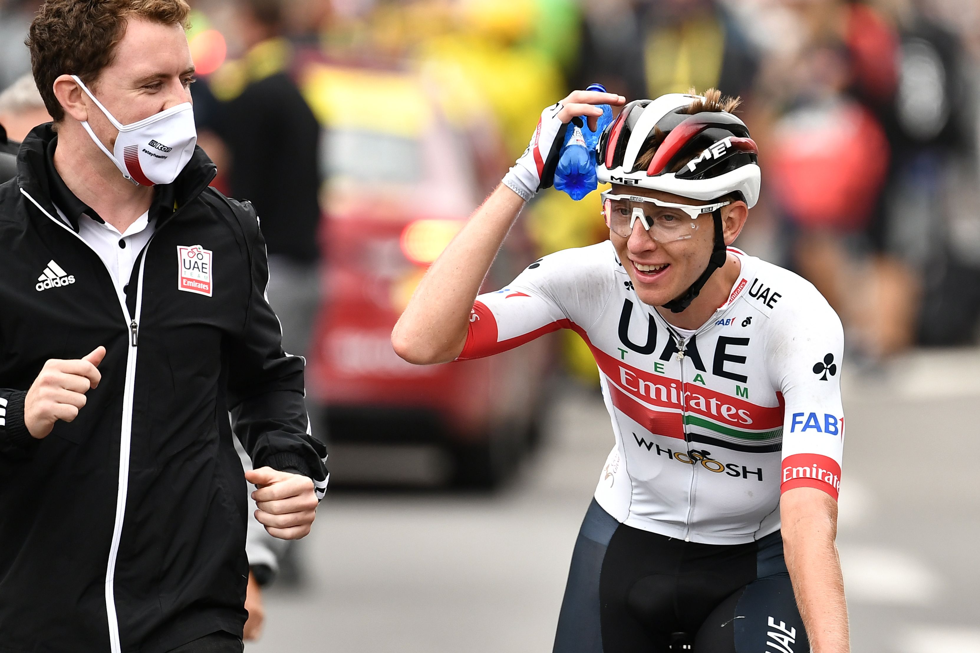 Pembalap sepeda Tadej Pogacar