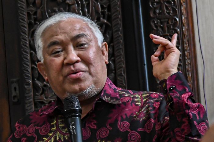 Ketua Dewan Pertimbangan Majelis Ulama Indonesia (MUI) Din Syamsuddin.