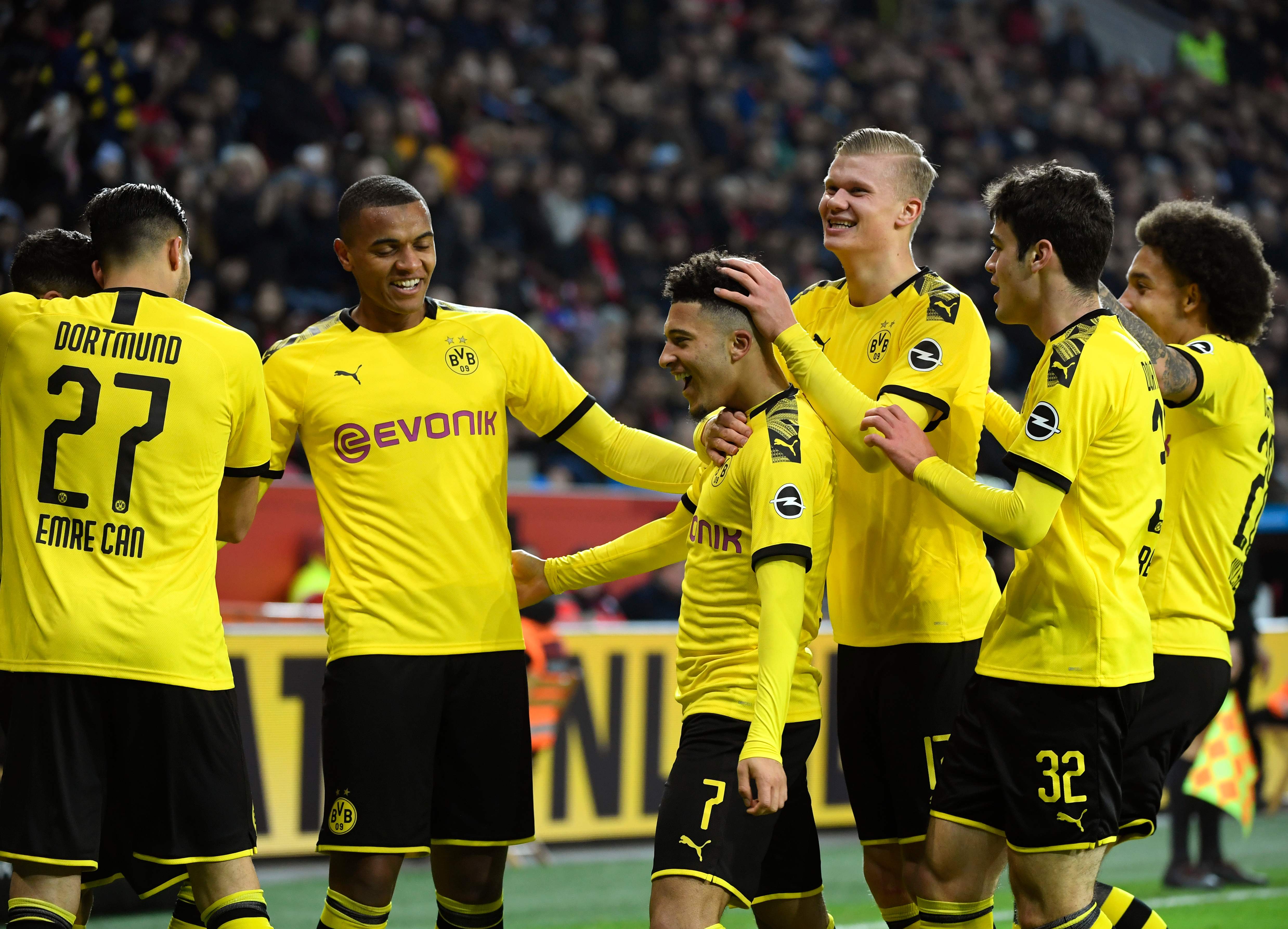 Selebrasi gol Borussia Dortmund